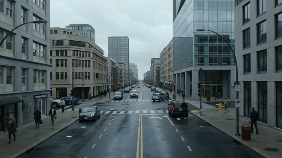 Gravity Folds the City AI video example poster