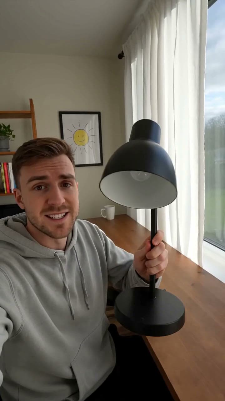The Sun-Following Lamp AI video example poster